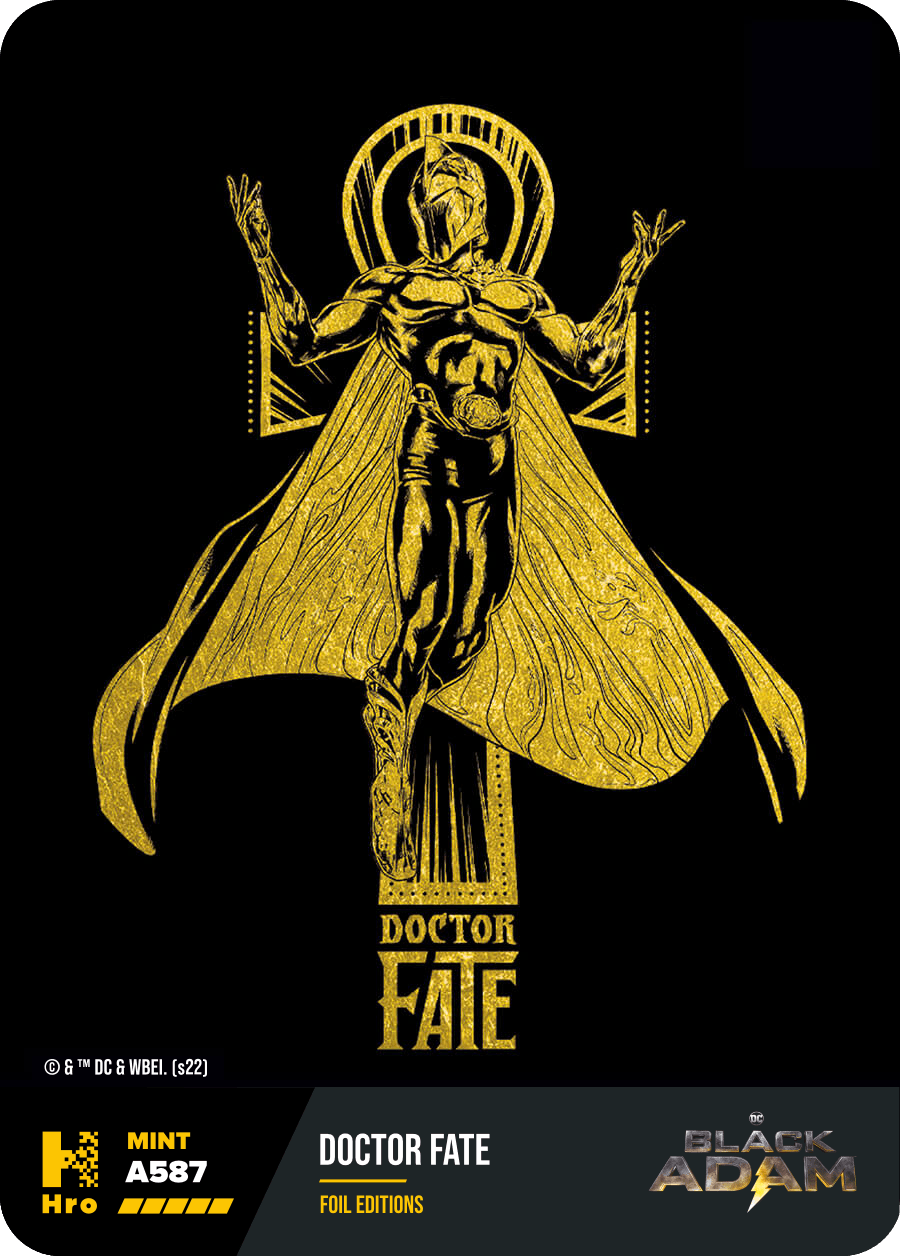 A587 2022 Black Adam Foil Editions Doctor Fate